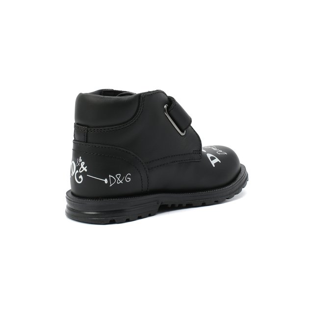 Кожаные ботинки Dolce & Gabbana DL0064/AH813/19-28 Фото 3