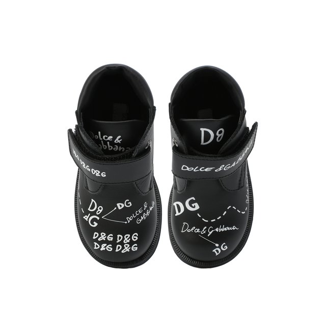 Кожаные ботинки Dolce & Gabbana DL0064/AH813/19-28 Фото 4
