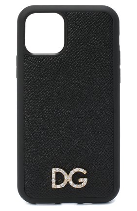 Мужской чехол для iphone 11 pro DOLCE & GABBANA черного цвета по цене 12700 руб., арт. BI2689/AU770 | Фото 1 Мужской чехол для iphone 11 pro DOLCE & GABBANA черного цвета, арт. BI2689/AU770 | Фото 1