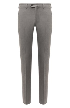 Мужские хлопковые брюки LORO PIANA серого цвета, арт. FAF4206 | Фото 1 (Длина (брюки, джинсы): Стандартные; Материал внешний: Хлопок; Стили: Кэжуэл; Случай: Повседневный; Региональные ограничения белый список (Axapta Mercury): RU)