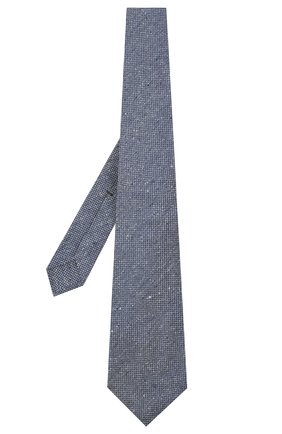 Мужской шелковый галстук KITON синего цвета по цене 23450 руб., арт. UCRVKLC04G95 | Фото 2 Мужской шелковый галстук KITON синего цвета, арт. UCRVKLC04G95 | Фото 2