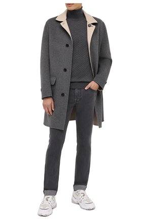 Мужской водолазка из кашемира и шелка IL BORGO CASHMERE темно-серого цвета по цене 99100 руб., арт. 56-532-01G0 | Фото 2 Мужской водолазка из кашемира и шелка IL BORGO CASHMERE темно-серого цвета, арт. 56-532-01G0 | Фото 2