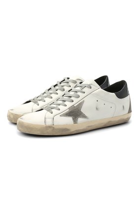 Мужские кожаные кеды superstar GOLDEN GOOSE DELUXE BRAND белого цвета по цене 28800 руб., арт. GMF00102.F000318 | Фото 1 Мужские кожаные кеды superstar GOLDEN GOOSE DELUXE BRAND белого цвета, арт. GMF00102.F000318 | Фото 1