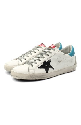 Мужские кожаные кеды superstar GOLDEN GOOSE DELUXE BRAND белого цвета по цене 28800 руб., арт. GMF00102.F000353 | Фото 1 Мужские кожаные кеды superstar GOLDEN GOOSE DELUXE BRAND белого цвета, арт. GMF00102.F000353 | Фото 1