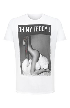 Мужская хлопковая футболка BISIBIGLIO белого цвета по цене 7790 руб., арт. 0H MY TEDDY/PESANTE | Фото 1 Мужская хлопковая футболка BISIBIGLIO белого цвета, арт. 0H MY TEDDY/PESANTE | Фото 1