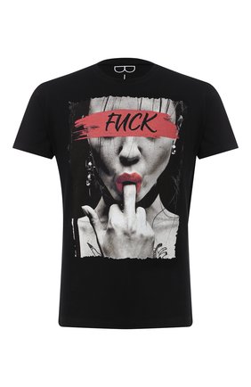 Мужская хлопковая футболка BISIBIGLIO черного цвета по цене 7790 руб., арт. B0CCA RED FUCK/PESANTE | Фото 1 Мужская хлопковая футболка BISIBIGLIO черного цвета, арт. B0CCA RED FUCK/PESANTE | Фото 1