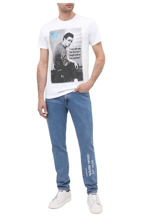 Мужская хлопковая футболка BISIBIGLIO белого цвета по цене 7790 руб., арт. MARL0N BRAN/PESANTE | Фото 2 Мужская хлопковая футболка BISIBIGLIO белого цвета, арт. MARL0N BRAN/PESANTE | Фото 2