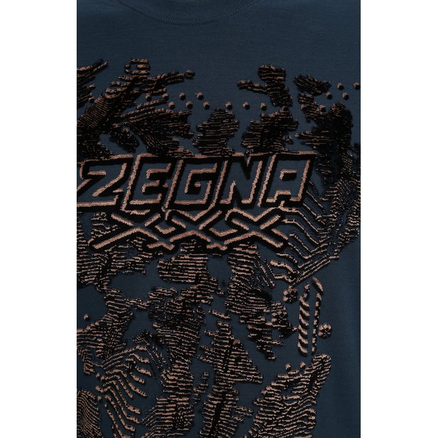 фото Хлопковая футболка zegna couture