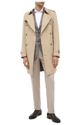 Мужские брюки из шерсти и хлопка ERMENEGILDO ZEGNA бежевого цвета по цене 49650 руб., арт. 857F07/75TB12 | Фото 2 Мужские брюки из шерсти и хлопка ERMENEGILDO ZEGNA бежевого цвета, арт. 857F07/75TB12 | Фото 2
