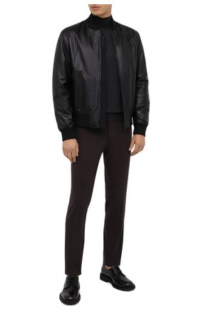 Мужской водолазка из кашемира и шелка ERMENEGILDO ZEGNA темно-серого цвета по цене 78850 руб., арт. UVJ00/122 | Фото 2 Мужской водолазка из кашемира и шелка ERMENEGILDO ZEGNA темно-серого цвета, арт. UVJ00/122 | Фото 2