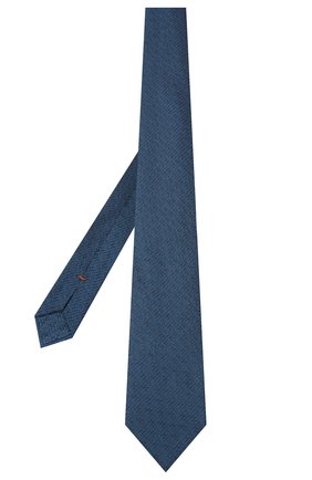 Мужской шелковый галстук ZEGNA COUTURE синего цвета по цене 21050 руб., арт. Z8C01/15C | Фото 2 Мужской шелковый галстук ZEGNA COUTURE синего цвета, арт. Z8C01/15C | Фото 2 (Материал: Текстиль, Шелк; Принт: С принтом)