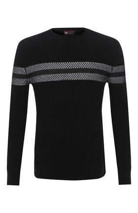 Мужской шерстяной джемпер Z ZEGNA темно-синего цвета по цене 37100 руб., арт. VVT15/ZZT410 | Фото 1 Мужской шерстяной джемпер Z ZEGNA темно-синего цвета, арт. VVT15/ZZT410 | Фото 1