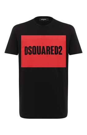 Мужская хлопковая футболка DSQUARED2 черного цвета по цене 18950 руб., арт. S74GD0720/S22427 | Фото 1 Мужская хлопковая футболка DSQUARED2 черного цвета, арт. S74GD0720/S22427 | Фото 1