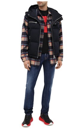Мужская хлопковая футболка DSQUARED2 черного цвета по цене 18950 руб., арт. S74GD0720/S22427 | Фото 2 Мужская хлопковая футболка DSQUARED2 черного цвета, арт. S74GD0720/S22427 | Фото 2