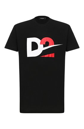 Мужская хлопковая футболка DSQUARED2 черного цвета по цене 18150 руб., арт. S74GD0728/S21600 | Фото 1 Мужская хлопковая футболка DSQUARED2 черного цвета, арт. S74GD0728/S21600 | Фото 1