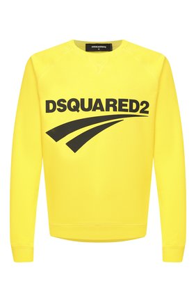 Мужской хлопковый свитшот DSQUARED2 желтого цвета по цене 32450 руб., арт. S74GU0451/S25030 | Фото 1 Мужской хлопковый свитшот DSQUARED2 желтого цвета, арт. S74GU0451/S25030 | Фото 1