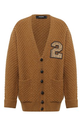 Мужская шерстяной кардиган DSQUARED2 светло-коричневого цвета по цене 71900 руб., арт. S74HA1084/S17409 | Фото 1 Мужская шерстяной кардиган DSQUARED2 светло-коричневого цвета, арт. S74HA1084/S17409 | Фото 1