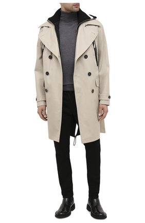 Мужской шерстяная водолазка DSQUARED2 серого цвета по цене 33100 руб., арт. S74HA1104/S16794 | Фото 2 Мужской шерстяная водолазка DSQUARED2 серого цвета, арт. S74HA1104/S16794 | Фото 2