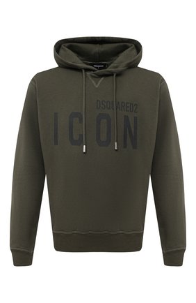 Мужской хлопковое худи DSQUARED2 хаки цвета по цене 33950 руб., арт. S79GU0003/S25042 | Фото 1 Мужской хлопковое худи DSQUARED2 хаки цвета, арт. S79GU0003/S25042 | Фото 1