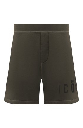 Мужские хлопковые шорты DSQUARED2 хаки цвета по цене 26050 руб., арт. S79MU0007/S25042 | Фото 1 Мужские хлопковые шорты DSQUARED2 хаки цвета, арт. S79MU0007/S25042 | Фото 1