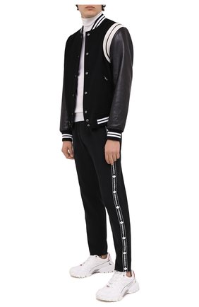 Мужской шерстяные брюки DSQUARED2 черного цвета по цене 47500 руб., арт. S74KB0449/S40320 | Фото 2 Мужской шерстяные брюки DSQUARED2 черного цвета, арт. S74KB0449/S40320 | Фото 2