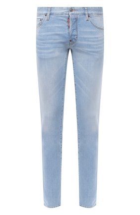 Мужские джинсы DSQUARED2 голубого цвета по цене 33500 руб., арт. S74LB0750/S30663 | Фото 1 Мужские джинсы DSQUARED2 голубого цвета, арт. S74LB0750/S30663 | Фото 1