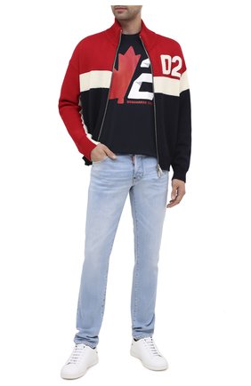 Мужские джинсы DSQUARED2 голубого цвета по цене 33500 руб., арт. S74LB0750/S30663 | Фото 2 Мужские джинсы DSQUARED2 голубого цвета, арт. S74LB0750/S30663 | Фото 2