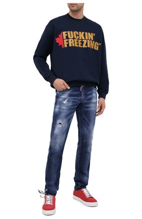 Мужские джинсы DSQUARED2 синего цвета по цене 46950 руб., арт. S74LB0755/S30342 | Фото 2 Мужские джинсы DSQUARED2 синего цвета, арт. S74LB0755/S30342 | Фото 2