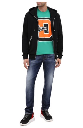 Мужские джинсы DSQUARED2 синего цвета по цене 44150 руб., арт. S74LB0769/S30342 | Фото 2 Мужские джинсы DSQUARED2 синего цвета, арт. S74LB0769/S30342 | Фото 2