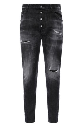 Мужские джинсы DSQUARED2 темно-серого цвета по цене 49100 руб., арт. S74LB0782/S30357 | Фото 1 Мужские джинсы DSQUARED2 темно-серого цвета, арт. S74LB0782/S30357 | Фото 1