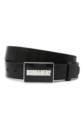 Мужской кожаный ремень DSQUARED2 черного цвета по цене 18200 руб., арт. BEM0277 12900001 | Фото 1 Мужской кожаный ремень DSQUARED2 черного цвета, арт. BEM0277 12900001 | Фото 1