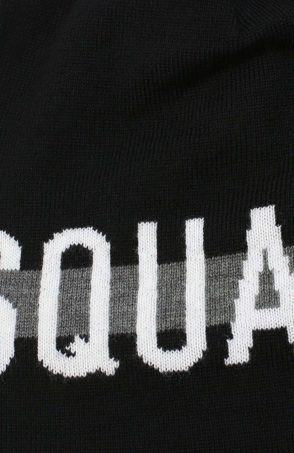Мужская шерстяная шапка DSQUARED2 черного цвета по цене 22450 руб., арт. KNM0002 01W03174 | Фото 3 Мужская шерстяная шапка DSQUARED2 черного цвета, арт. KNM0002 01W03174 | Фото 3