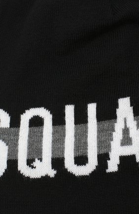 Мужская шерстяная шапка DSQUARED2 черного цвета по цене 22450 руб., арт. KNM0002 01W03174 | Фото 3 Мужская шерстяная шапка DSQUARED2 черного цвета, арт. KNM0002 01W03174 | Фото 3