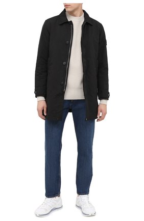 Мужской утепленный плащ STONE ISLAND черного цвета по цене 92650 руб., арт. 731571349 | Фото 2 Мужской утепленный плащ STONE ISLAND черного цвета, арт. 731571349 | Фото 2