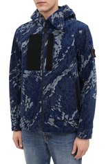 Мужская хлопковая куртка STONE ISLAND SHADOW PROJECT темно-синего цвета, арт. 7319402I4 | Фото 3 (Кросс-КТ: Куртка, Ветровка; Рукава: Длинные; Материал внешний: Хлопок; Мужское Кросс-КТ: Верхняя одежда; Длина (верхняя одежда): Короткие; Стили: Кэжуэл)