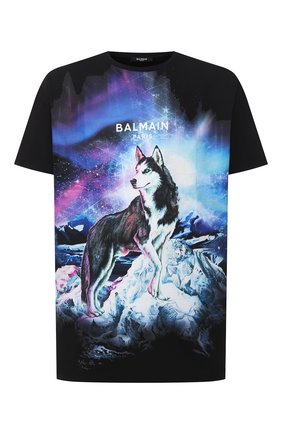 Мужская хлопковая футболка BALMAIN разноцветного цвета по цене 55050 руб., арт. UH11060/I310 | Фото 1 Мужская хлопковая футболка BALMAIN разноцветного цвета, арт. UH11060/I310 | Фото 1