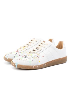Женские кожаные кеды replica MAISON MARGIELA серого цвета по цене 38350 руб., арт. S58WS0101/P1892 | Фото 1 Женские кожаные кеды replica MAISON MARGIELA серого цвета, арт. S58WS0101/P1892 | Фото 1