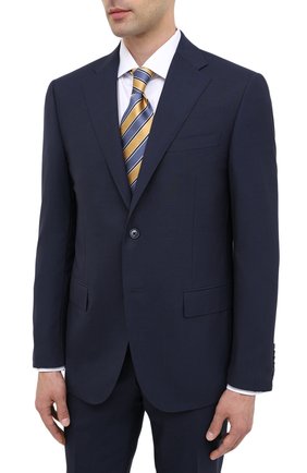 Мужской шерстяной костюм CORNELIANI темно-синего цвета по цене 151500 руб., арт. 867268-0818414/92 Q1 | Фото 2 Мужской шерстяной костюм CORNELIANI темно-синего цвета, арт. 867268-0818414/92 Q1 | Фото 2