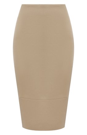 Женская кожаная юбка KITON бежевого цвета по цене 205000 руб., арт. D50271X05S03 | Фото 1 Женская кожаная юбка KITON бежевого цвета, арт. D50271X05S03 | Фото 1