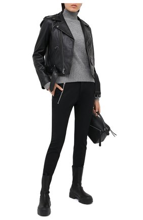 Женские шерстяные брюки DSQUARED2 черного цвета по цене 43100 руб., арт. S75KB0152/S40320 | Фото 2 Женские шерстяные брюки DSQUARED2 черного цвета, арт. S75KB0152/S40320 | Фото 2