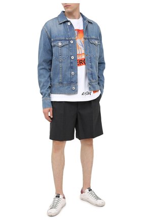 Мужские кожаные кеды superstar GOLDEN GOOSE DELUXE BRAND белого цвета по цене 28800 руб., арт. GMF00101.F000365 | Фото 2 Мужские кожаные кеды superstar GOLDEN GOOSE DELUXE BRAND белого цвета, арт. GMF00101.F000365 | Фото 2