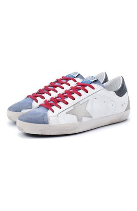 Мужские кожаные кеды superstar GOLDEN GOOSE DELUXE BRAND белого цвета по цене 28800 руб., арт. GMF00102.F000366 | Фото 1 Мужские кожаные кеды superstar GOLDEN GOOSE DELUXE BRAND белого цвета, арт. GMF00102.F000366 | Фото 1