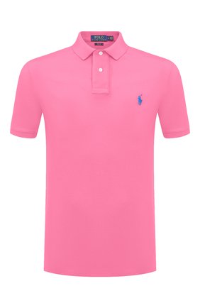 Мужское хлопковое поло POLO RALPH LAUREN розового цвета по цене 9560 руб., арт. 710536856 | Фото 1 Мужское хлопковое поло POLO RALPH LAUREN розового цвета, арт. 710536856 | Фото 1