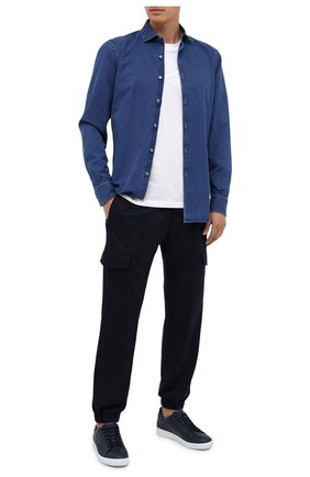 Мужская джинсовая рубашка ERMENEGILDO ZEGNA синего цвета по цене 23250 руб., арт. UVX28/SRF5 | Фото 2 Мужская джинсовая рубашка ERMENEGILDO ZEGNA синего цвета, арт. UVX28/SRF5 | Фото 2