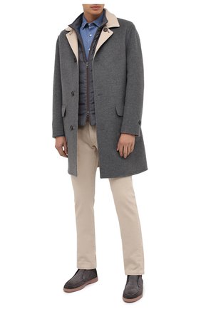 Мужская джинсовая рубашка ERMENEGILDO ZEGNA голубого цвета по цене 23250 руб., арт. UVX28/SRF5 | Фото 2 Мужская джинсовая рубашка ERMENEGILDO ZEGNA голубого цвета, арт. UVX28/SRF5 | Фото 2
