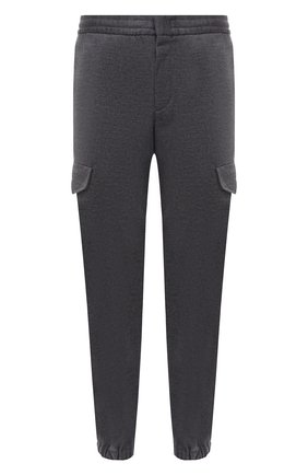 Мужские шерстяные джоггеры ERMENEGILDO ZEGNA светло-серого цвета по цене 79950 руб., арт. UVI11/TT15 | Фото 1 Мужские шерстяные джоггеры ERMENEGILDO ZEGNA светло-серого цвета, арт. UVI11/TT15 | Фото 1