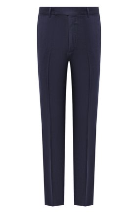 Мужские шерстяные брюки ERMENEGILDO ZEGNA синего цвета по цене 59450 руб., арт. 811F03/75SB12 | Фото 1 Мужские шерстяные брюки ERMENEGILDO ZEGNA синего цвета, арт. 811F03/75SB12 | Фото 1