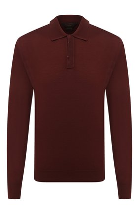 Мужское шерстяное поло ZEGNA COUTURE красного цвета по цене 93750 руб., арт. CVM01/132 | Фото 1 Мужское шерстяное поло ZEGNA COUTURE красного цвета, арт. CVM01/132 | Фото 1