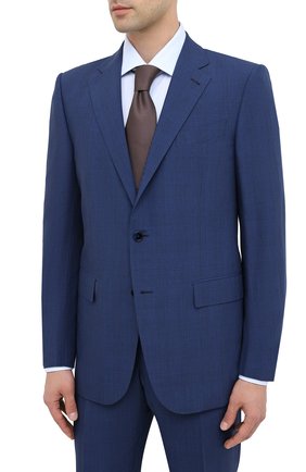 Мужской шерстяной костюм ERMENEGILDO ZEGNA синего цвета по цене 280500 руб., арт. 822538/221225 | Фото 2 Мужской шерстяной костюм ERMENEGILDO ZEGNA синего цвета, арт. 822538/221225 | Фото 2