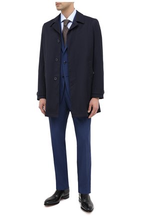Мужская хлопковая сорочка ERMENEGILDO ZEGNA голубого цвета по цене 48350 руб., арт. 801501/9MS0BR | Фото 2 Мужская хлопковая сорочка ERMENEGILDO ZEGNA голубого цвета, арт. 801501/9MS0BR | Фото 2 (Материал внешний: Хлопок; Длина (для топов): Стандартные; Рукава: Длинные; Случай: Формальный; Стили: Классический; Манжеты: На пуговицах; Принт: Однотонные; Воротник: Акула)